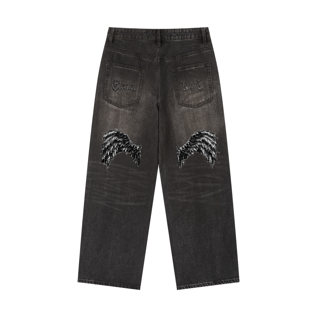 Vintage Wash Heavyweight Denim Jeans