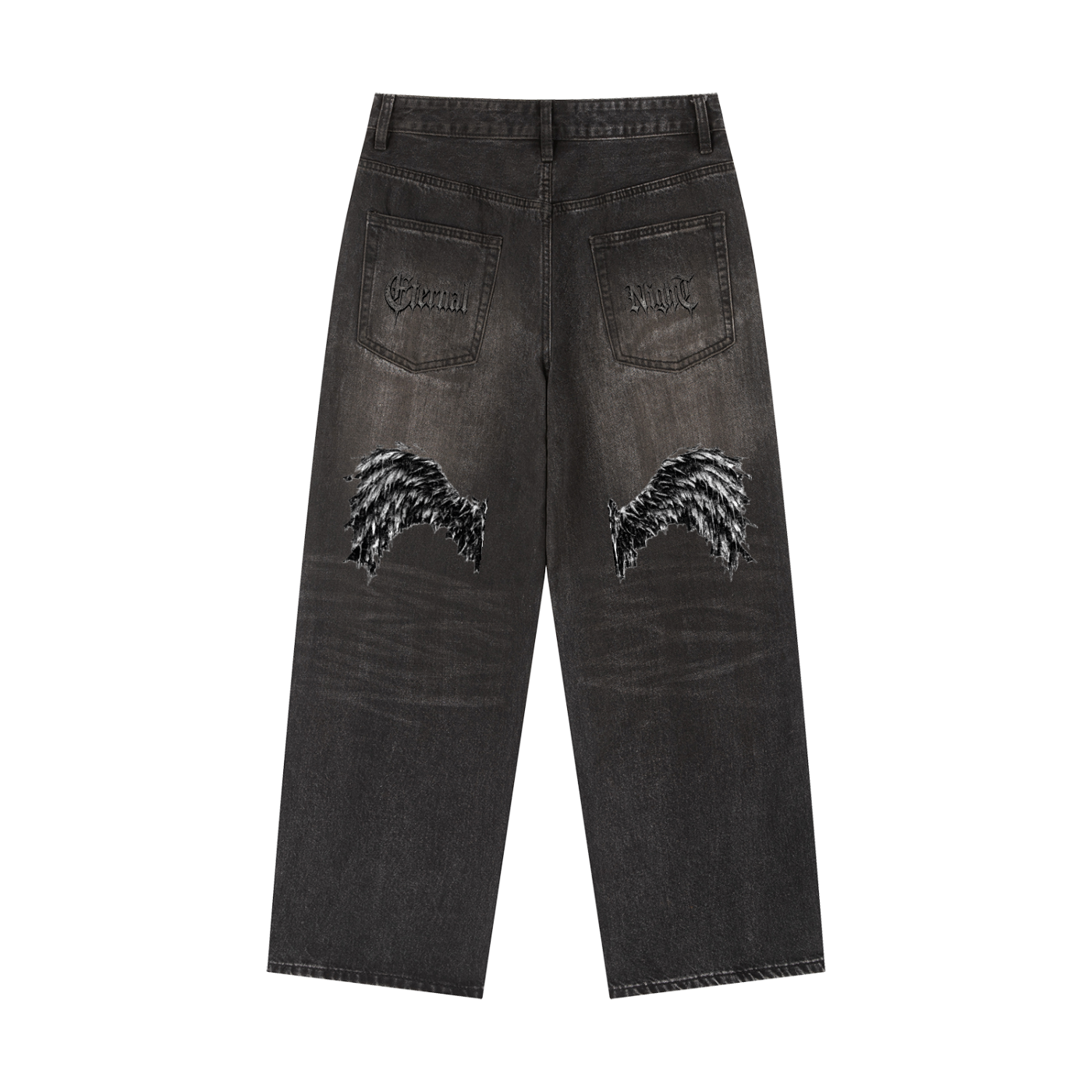 Vintage Wash Heavyweight Denim Jeans